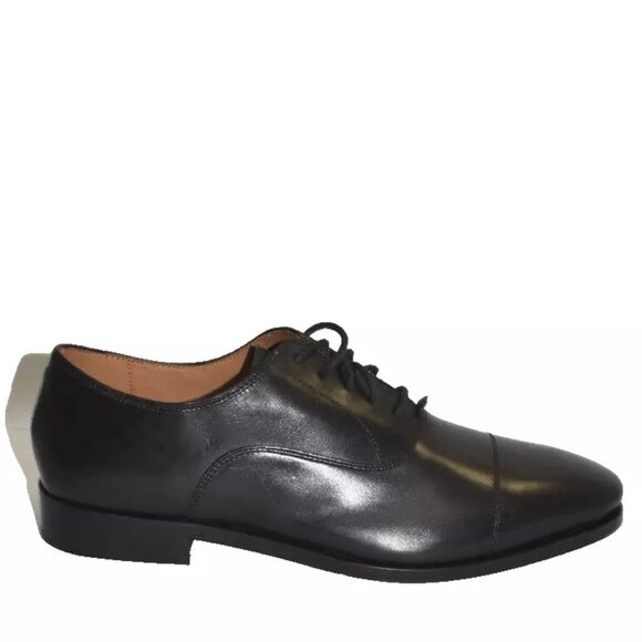 New! Allen Edmonds Siena Leather Cap Stitch Oxford Shoe Black 10.5 D 5720 DD297A